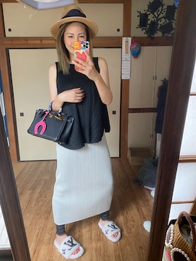 「Athena New York（アシーナニューヨーク）のアイテム」を使った、yoyoさん（レディース・168cm）の夏コーディネート