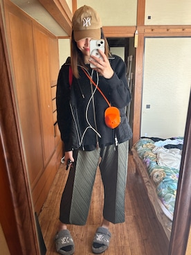 「JW Anderson（ジェイダブリューアンダーソン）のアイテム（ショルダーバッグ）」を使った、yoyoさん（レディース・168cm）の春コーディネート