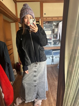「DIESEL（ディーゼル）のアイテム」を使った、yoyoさん（レディース・168cm）の秋コーディネート