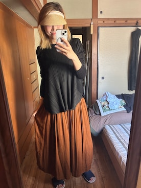 「Helen Kaminski（ヘレンカミンスキー）のアイテム」を使った、yoyoさん（レディース・168cm）の春コーディネート