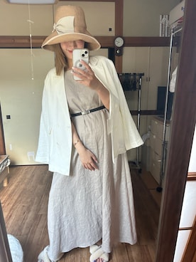 「Athena New York（アシーナニューヨーク）のアイテム」を使った、yoyoさん（レディース・168cm）の夏コーディネート