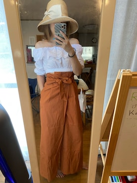 「Athena New York（アシーナニューヨーク）のアイテム」を使った、yoyoさん（レディース・168cm）の夏コーディネート