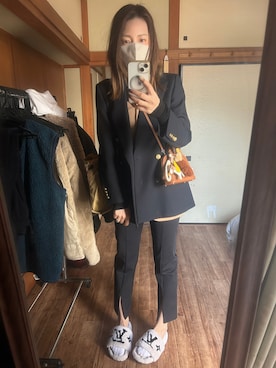 「HERMES（エルメス）のアイテム（バッグ）」を使った、yoyoさん（レディース・168cm）の春コーディネート