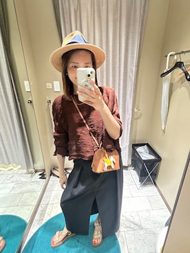 「Athena New York（アシーナニューヨーク）のアイテム」を使った、yoyoさん（レディース・168cm）の秋コーディネート