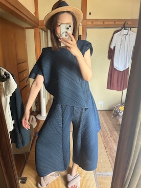 「アイテム（オールインワン・サロペット）」を使った、yoyoさん（レディース・168cm）の夏コーディネート