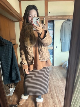 「plage（プラージュ）のアイテム」を使った、yoyoさん（レディース・168cm）の冬コーディネート