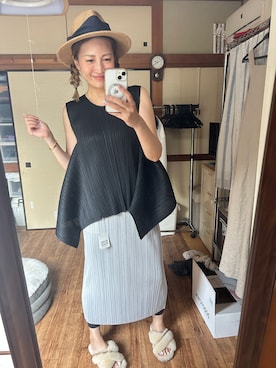 「Athena New York（アシーナニューヨーク）のアイテム」を使った、yoyoさん（レディース・168cm）の夏コーディネート