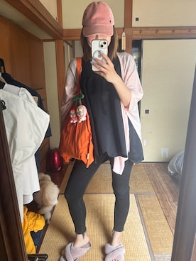 うさもるさん2点■ヨーコチャン★良好★トップス YOKO CHAN - 未使用！YOKO CHANノースリーブトップス36ホワイト