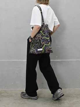 「SANSeLF（サンセルフ）のアイテム」を使った、RICOさん（レディース・155cm）の夏コーディネート