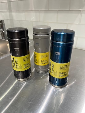 「212 KITCHEN STORE（トゥワントゥキッチンストア）のカフアコーヒーボトル２ GY ＜Qahwa カフア＞（水筒、その他）」を使った、えびちゃんさん（レディース）の春コーディネート