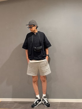 「アイテム（サングラス）」を使った、BT4.0さん（メンズ・172cm）の夏コーディネート
