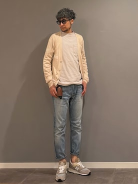 「YANUK（ヤヌーク）のアイテム」を使った、BT4.0さん（メンズ・172cm）の春コーディネート