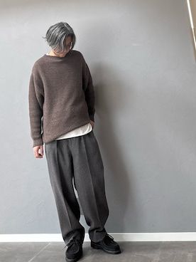 「Paraboot（パラブーツ）のアイテム」を使った、BT4.0さん（メンズ・172cm）の冬コーディネート