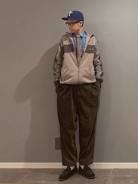 「アイテム（ファッション雑貨）」を使った、BT4.0さん（メンズ・172cm）の秋コーディネート