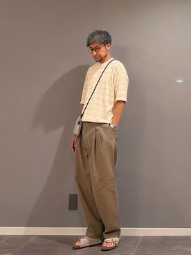 「BIRKENSTOCK(ビルケンシュトック)のアイテム」を使った、BT4.0さん(メンズ・172cm)の秋コーディネート