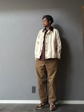 「COMOLI（コモリ）のアイテム」を使った、BT4.0さん（メンズ・172cm）の秋コーディネート