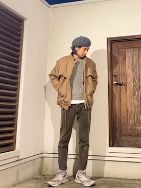 「STILL BY HAND（スティルバイハンド）のアイテム（ジャケット/アウター）」を使った、BT4.0さん（メンズ・172cm）の冬コーディネート
