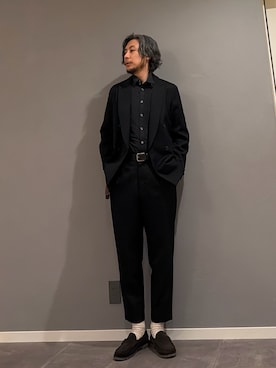 「Paraboot（パラブーツ）のアイテム」を使った、BT4.0さん（メンズ・172cm）の春コーディネート