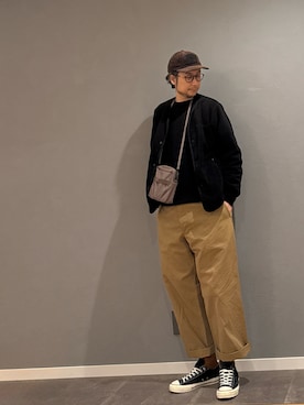 「COMOLI（コモリ）のアイテム」を使った、BT4.0さん（メンズ・172cm）の冬コーディネート