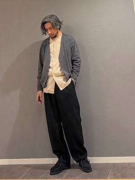 「Paraboot（パラブーツ）のアイテム」を使った、BT4.0さん（メンズ・172cm）の春コーディネート