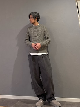 「Steven Alan（スティーブンアラン）のアイテム」を使った、BT4.0さん（メンズ・172cm）の冬コーディネート