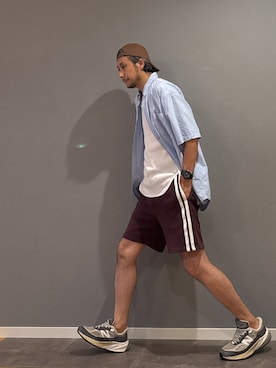 「BEAUTY&YOUTH UNITED ARROWS（ビューティーアンドユースユナイテッドアローズ）のアイテム」を使った、BT4.0さん（メンズ・172cm）の夏コーディネート