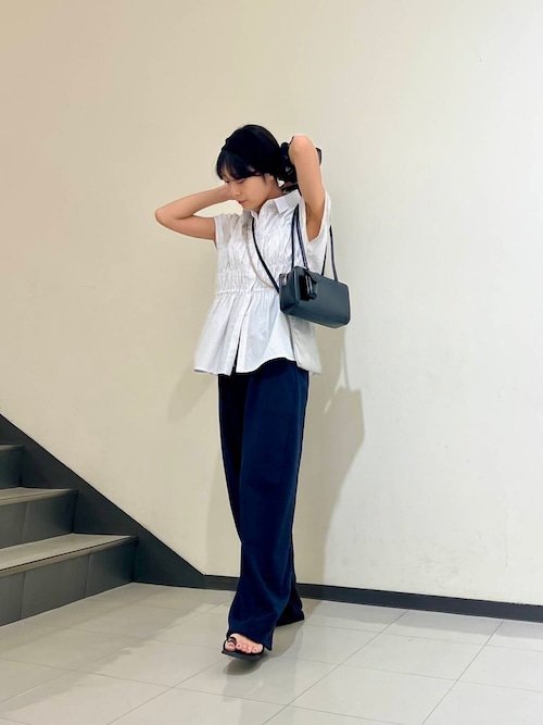 カーブスウェットパンツ
