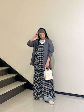 「KBF（ケイビーエフ）のアイテム（シューズ）」を使った、すーさん（レディース・155cm）の春コーディネート