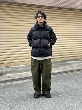 「アイテム（モカシン/デッキシューズ）」を使った、takuya.sさん（メンズ・171cm）の冬コーディネート