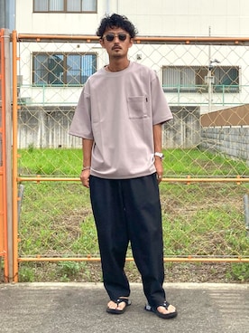 「URBAN RESEARCH Sonny Label（アーバンリサーチサニーレーベル）のアイテム」を使った、takuya.sさん（メンズ・171cm）の夏コーディネート