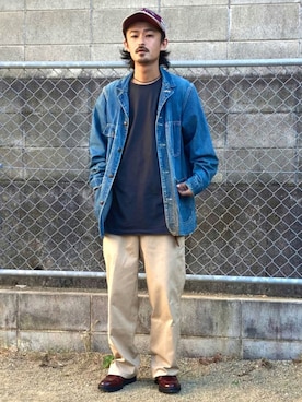 「BIG MAC（ビッグマック）のアイテム（ジャケット/アウター）」を使った、takuya.sさん（メンズ・171cm）の秋コーディネート