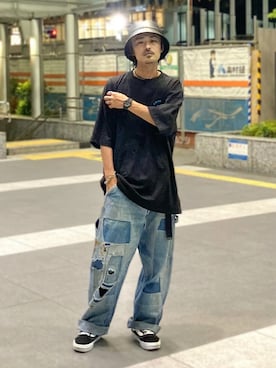 「HERCULES（ヘラクレス）のアイテム」を使った、takuya.sさん（メンズ・171cm）の夏コーディネート