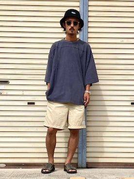 「KEEN（キーン）のアイテム」を使った、takuya.sさん（メンズ・171cm）の夏コーディネート