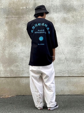 「newhattan（ニューハッタン）のアイテム」を使った、takuya.sさん（メンズ・171cm）の夏コーディネート