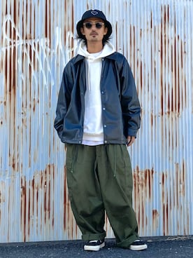 「Confirm（コンファーム）のアイテム（ブルゾン）」を使った、takuya.sさん（メンズ・171cm）の秋コーディネート