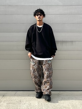 「アイテム（スニーカー）」を使った、takuya.sさん（メンズ・171cm）の秋コーディネート