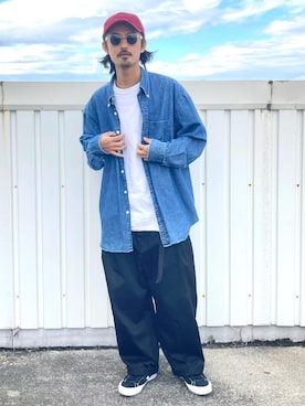 「ILL'S（イルズ）のアイテム（パンツ）」を使った、takuya.sさん（メンズ・171cm）の秋コーディネート