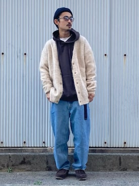 「NewAnce（ニュアンス）のアイテム」を使った、takuya.sさん（メンズ・171cm）の冬コーディネート