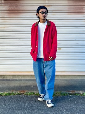 「RELAXFIT（リラックスフィット）のアイテム」を使った、takuya.sさん（メンズ・171cm）の冬コーディネート