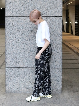 「MIZUNO（ミズノ　）のアイテム」を使った、rio  shimizuさん（レディース・164cm）の夏コーディネート