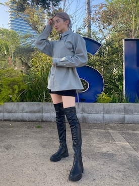 「DAIRIKU（ダイリク）のアイテム」を使った、rio  shimizuさん（レディース・164cm）の春コーディネート