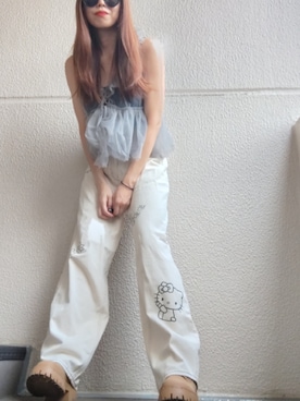 「アイテム（その他トップス）」を使った、NnF★K15さん（レディース・167cm）の夏コーディネート