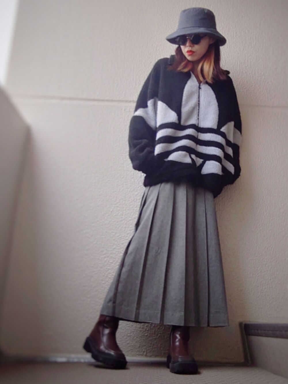 adidas（アディダス）の「adidas アディダス U SHERPA JACKET(BIG TRF