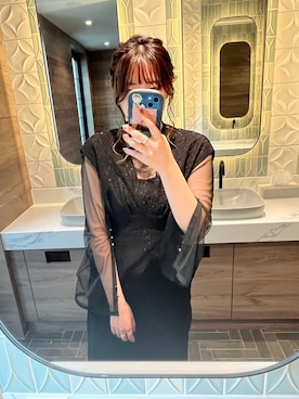 「アイテム（パンプス、ゴールド系）」を使った、Nanamiさん（レディース・163cm）の夏コーディネート