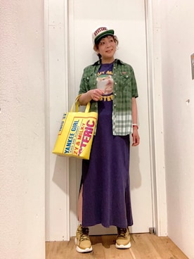 happachinさん（レディース・164cm）の夏コーディネート