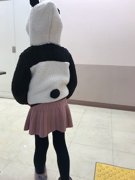 「おんなのこコーデ」｜「アイテム（ジャケット/アウター）」を使った、理絵さん（キッズ・124cm）の冬コーディネート