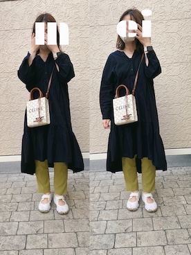 「CELINE（セリーヌ）のアイテム（財布/小物）」を使った、めい♪♭♯さん（レディース・160cm）の夏コーディネート
