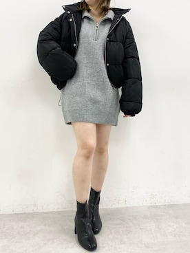 Rino / 骨格ストレートさん（レディース・155cm）の冬コーディネート