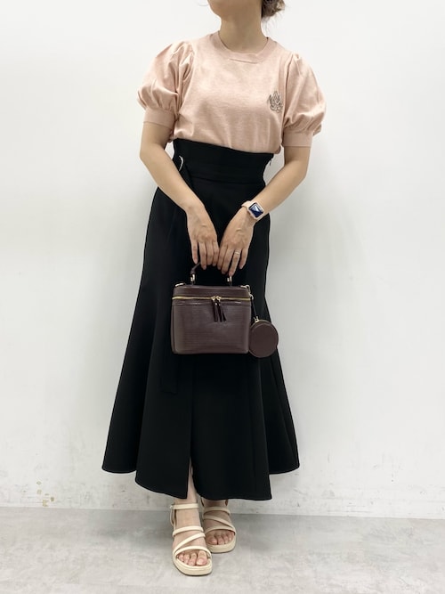 セール】スタイルアップが叶う フロントスリットマーメイドスカート  