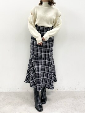 Rino / 骨格ストレートさん(レディース・155cm)の冬コーディネート